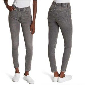 Levi's High Rise Skinny Jeans in Grey 32